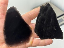 Tri-flow Sheen/Lace Obsidian Slabs Lapidary Cabbing Knapping Combo ship avail