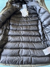 Woolrich Khaki Down/feather Gleeley Parka Coat Jacket Size S New Rrp £650