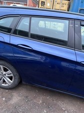 VAUXHALL ASTRA K DRIVER RIGHT SIDE REAR DOOR IN BLUE BREAKING CH565 2020-22 CAR