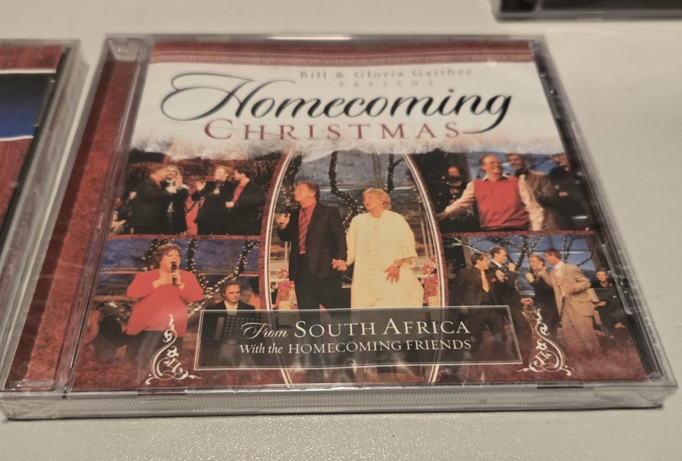 Lot of (3) Bill & Gloria Gaither Christmas CDs SEALED NEW w/ Homecoming Friends Foto 3 de 4