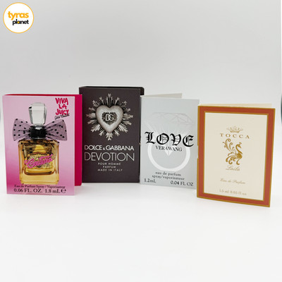 Dolce & Gabbana Juicy Couture Vera Wang Tocca Perfume Sample Lot 4