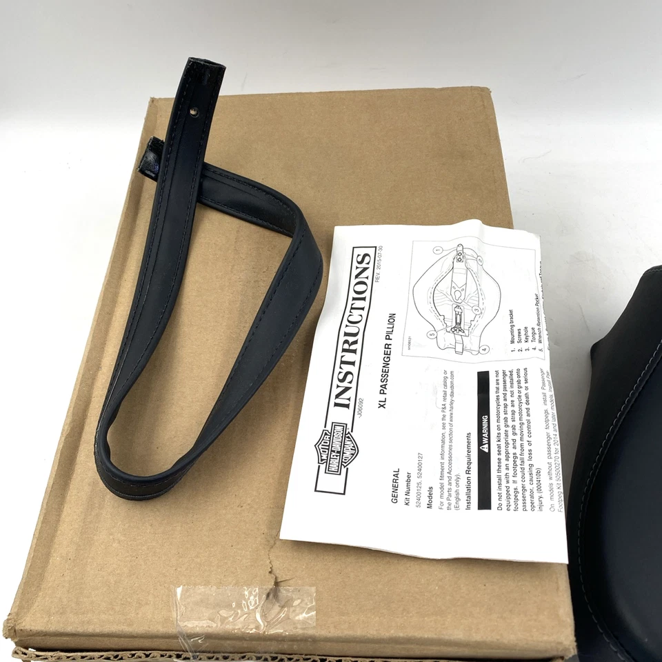 OEM Harley 52400125 Cuarenta y ocho Pasajeros Traseros Asiento Pillón 16-22 Sportster XL Foto 3 de 4