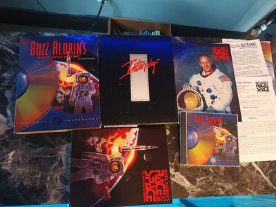 Buzz Aldrin's Race Into Space Interplay IBM PC CD-ROM Big Box Complete CIB