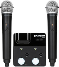 Samson XPD2m Dual-channel Wireless Handheld Microphone System - 2.4GHz