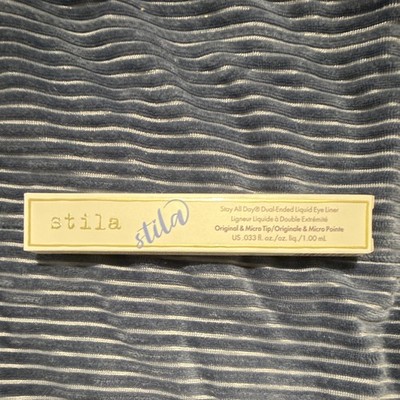 stila Stay All Day Dual-Ended Liquid Eyeliner, Intense Black Matte 0.033 fl oz