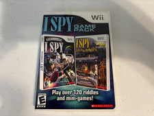 I Spy Game Pack - Ultimate / Spooky Mansion (Nintendo Wii, 2009) Disk + Case