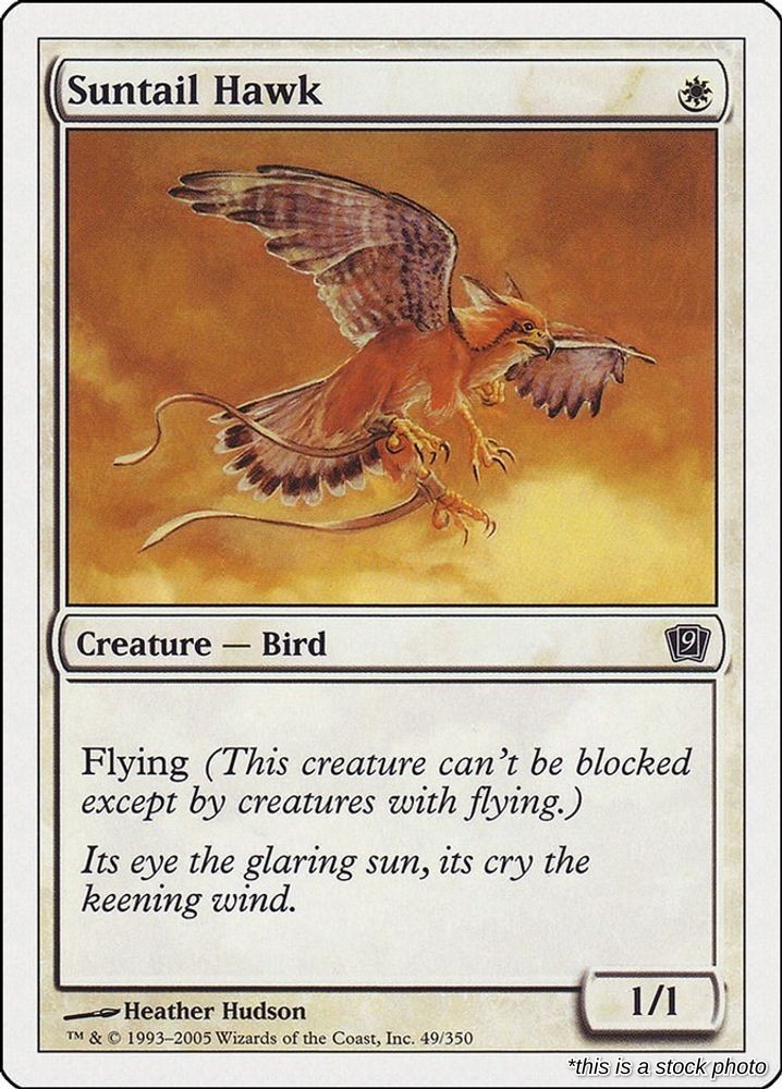 Magic Suntail Hawk 49 LP 9th Edition 9ED