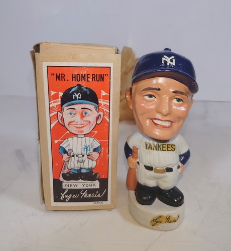 Rare 1960's Roger Maris Nodder Bobble Head, Magnetic Base, 5" New In Box, Mint!
