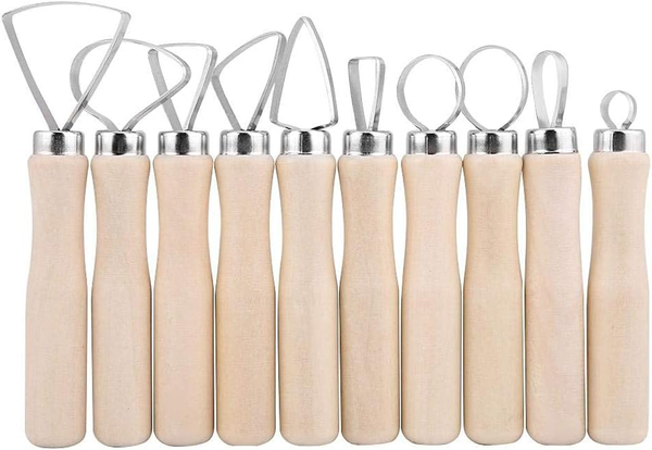 10 StüCke Keramik Werkzeug Set Ton Sculpting Werkzeuge Keramik Diy Modellierung-image