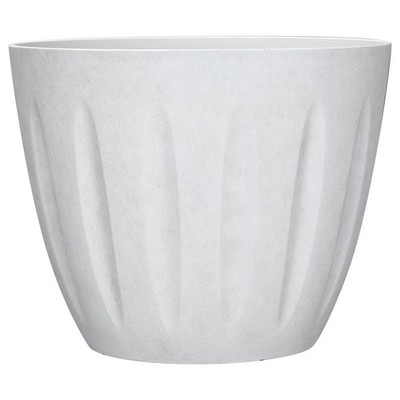 L&G 12.8''H X 16''W X 16''D White Polyresin Spritzer Planter