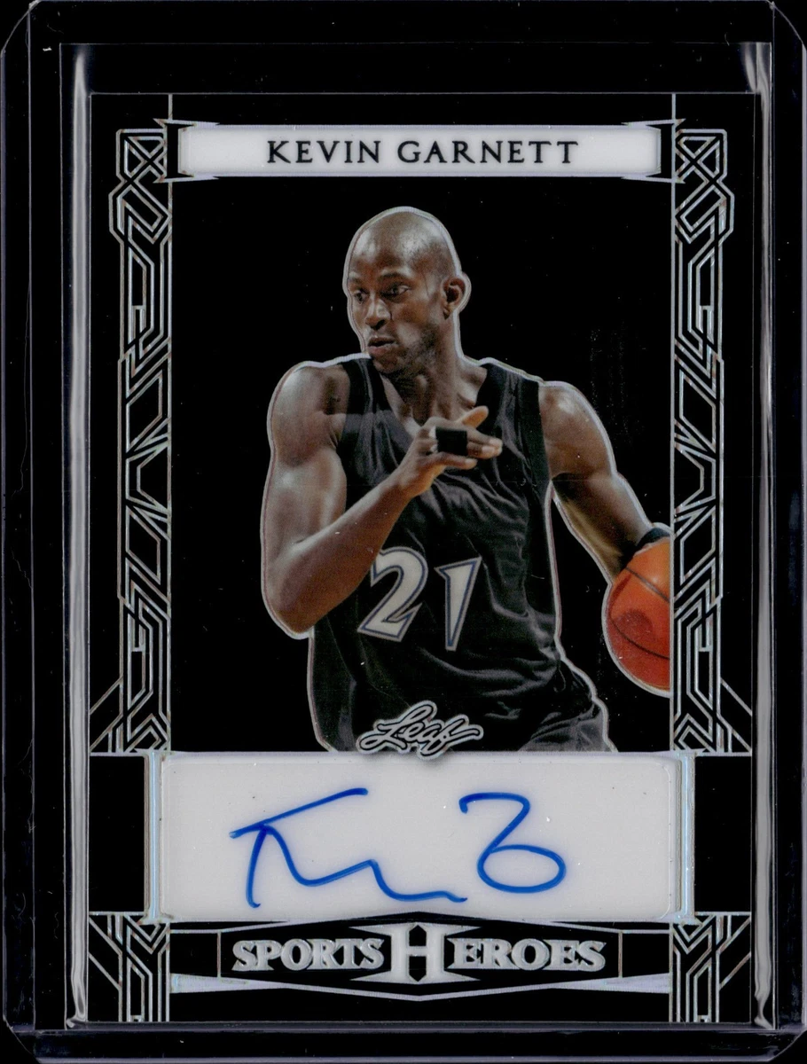 Kevin Garnett Basketball Original Autographed Sports Trading Cards