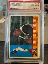 1960 Topps ROBERTO CLEMENTE #326 Pittsburgh Pirates CENTERED BEST ON EBAY!