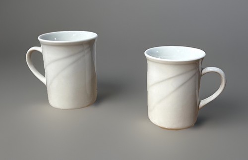 2 REGO White Porcelain Coffee Mugs 6 oz Restaurant Diner Cups China ~ Read Info - Picture 3 of 24