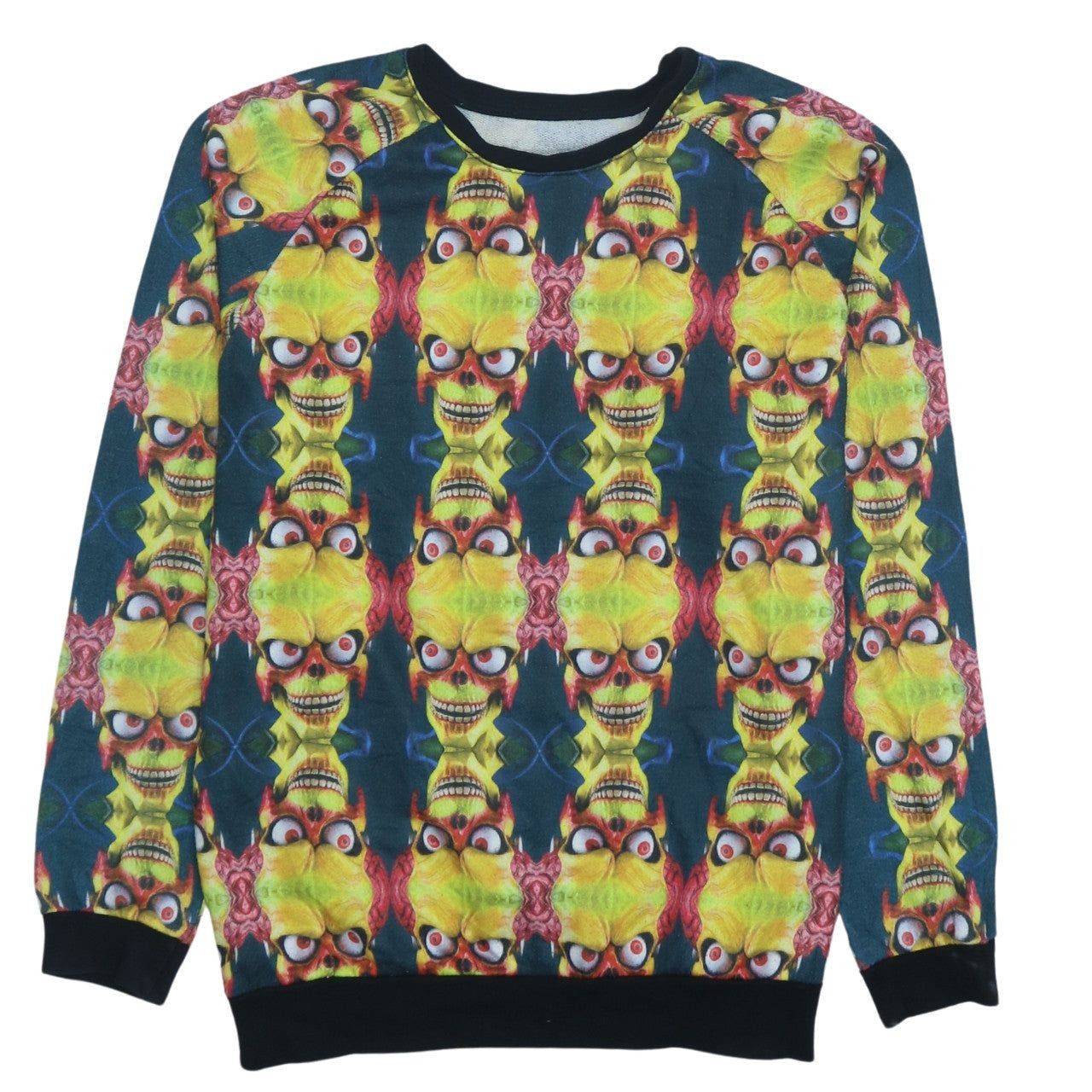 Retro Black Sweatshirt Mens L