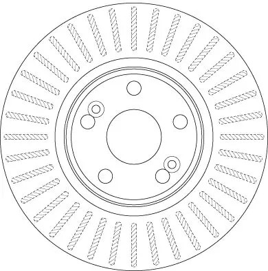 TRW DF6233S Disco freno TRW SINGLE ventilato, verniciato - Immagine 2