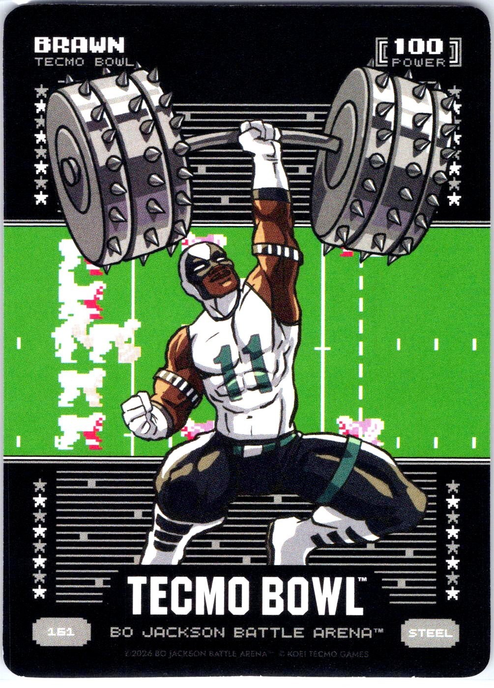 Brawn (A.J. Brown) #161 2026 Bo Jackson Battle Arena Tecmo Bowl