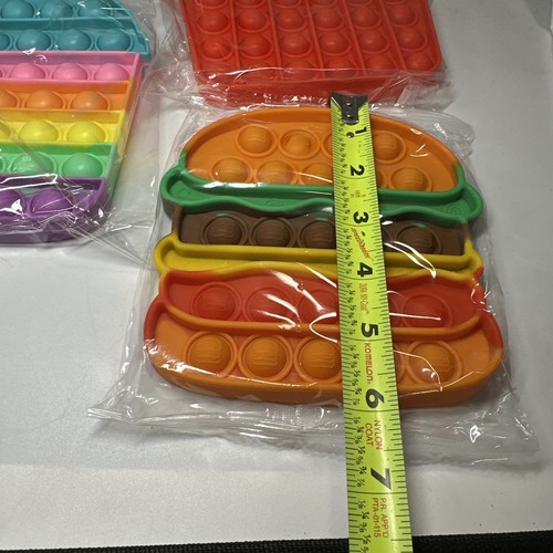 #S10-Hapros Push Pop Bubble Fidget Fast Food Set - Picture 5 of 7