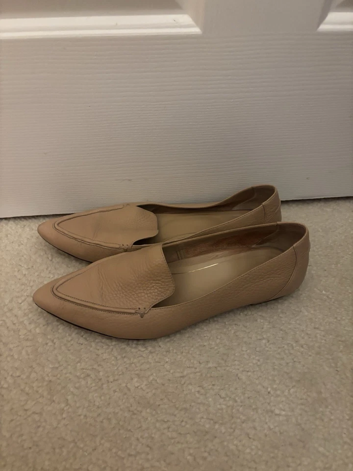 Puntera puntiaguda de cuero tostado Vionic Noah talla 11 Foto 3 de 4