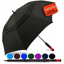 Golf Umbrella Large 62/68/72 Inch Automatic Open Extra Oversize Double Canopy
