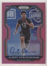 2020 Panini Prizm Rookie Pink Prizm Auto Albert Okwuegbunam #316 Auto 0e3w