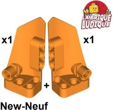 Lego technic x1 Paire Panel Fairing #3 + #4 small orange 64391 64683 NEUF