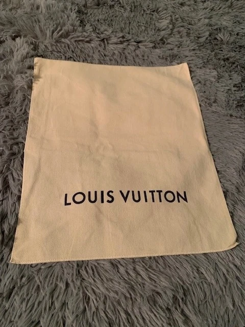 Louis Vuitton Bolsa Antipolvo Tostada Grande Franela Suave Bolsa de Almacenamiento Logo Estuche Protector Foto 2 de 4