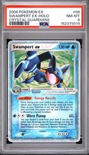 2006 Pokemon EX Crystal Guardians Swampert ex Holo 98/100 PSA 8 Clean 16 CERT on eBay