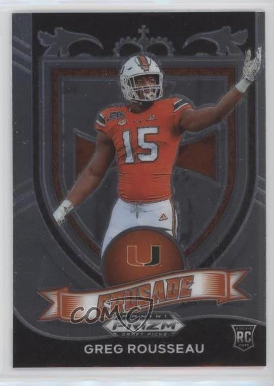 2021 Panini Prizm Draft Picks Crusade Greg Rousseau #179 00jz