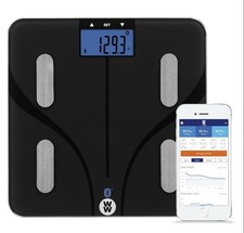 Conair Weight Watchers Smart Bluetooth Body Analysis Scale Black
