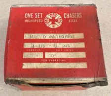 Geometric 1 1/8" - 18 Chaser Set Geometric Tool Company