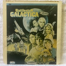 Battlestar Balactica SELECTAVISION RCA CED Richard Hatch Dirk Benedict UNTESTED