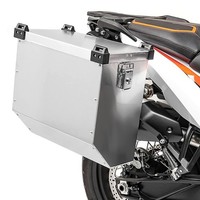 Motorrad Alukoffer FüR Suzuki DR 125 Sm, DR 650 SE Bagtecs Atlas 41L Aluminium-S