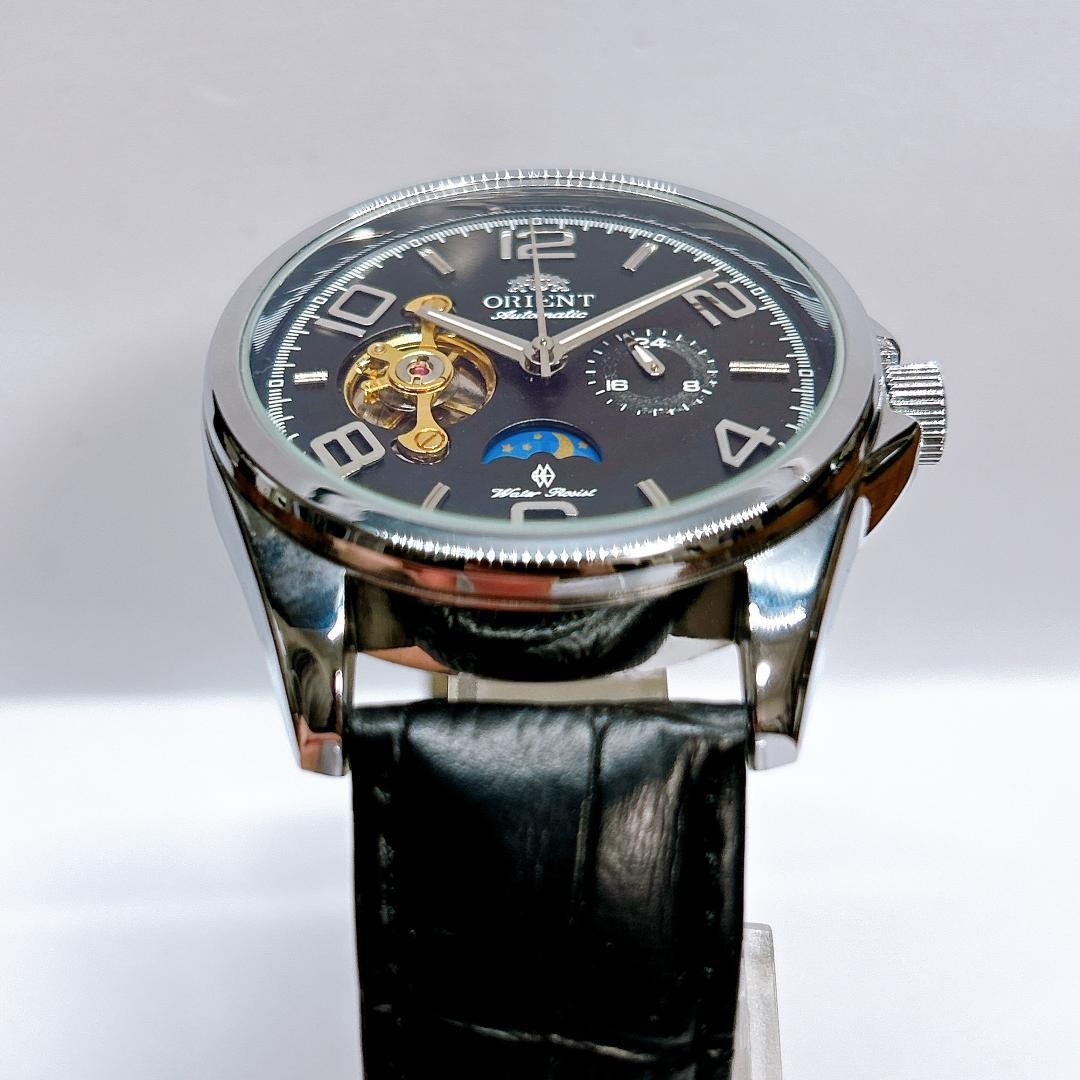 ORIENT Automatic Chronograph Open Heart Blue Dial… - image 18