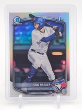 JOJO PARKER 2025 BOWMAN CHROME DRAFT REFRACTOR 1ST ROOKIE #BDC-8 BLUE JAYS Q0208