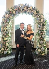 Cameron Blake Embroidered Mermaid MOB Evening Dress/Gown Size 12 CB779