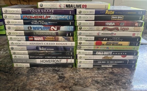 New ListingLot Of 25 Xbox 360 Games With Cases Tested