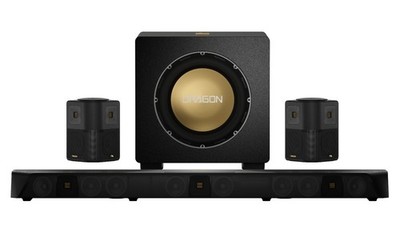 Nakamichi Dragon 11.1.6 with Single 12'' Subwoofer, Dolby Atmos and DTS:X Pro