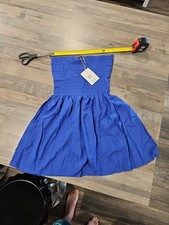 Women's NWT Mini Dress, M, Elastic Waist, 100% Rayon