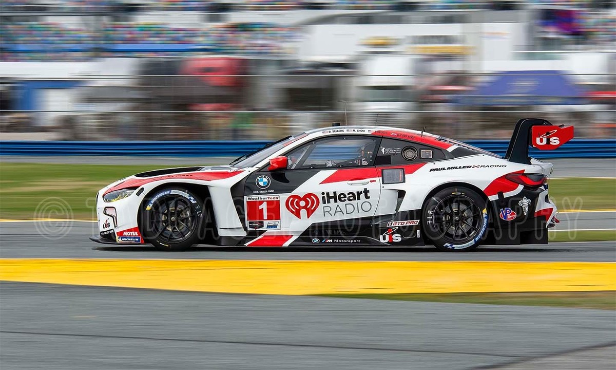 BMW M4 GT3 iHeart Radio IMSA GTD PRO Race Car Photo CA2591