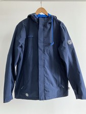 FIRST B  Herren Funktionsjacke Windjacke Jacke mit Kapuze Größe M navy blau