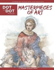 Masterpieces of Art - Dot to Dot Puzzle Extreme Dot Puzzles with over 15000 dot