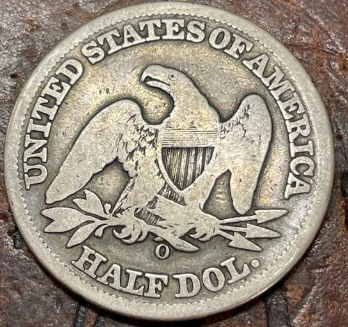 1858-O Seated Liberty Half Dollar Usa 🇺🇸 Historic Silver Coin 🪙