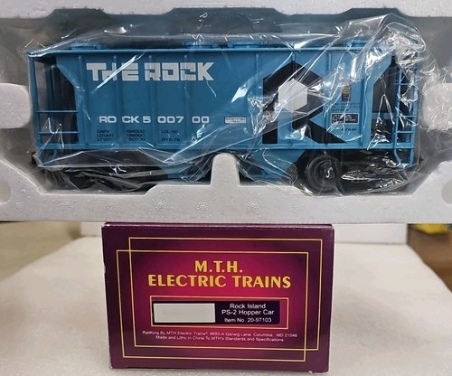 Coche tolva MTH #20-97103 Rock Island PS-2. LN. (F98) | Zustand: New