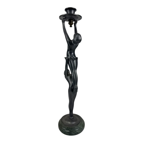 Vintage Metal Marble Nude Candlestick Holder Petites Choses USA. RARE - Picture 9 of 12