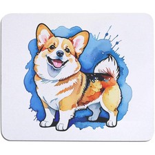'Colourful Corgi' Mouse Mat / Desk Pad (MO00047213)