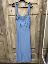 Reformation Nikita Midi Dress NWT | Size 20 | Azure Blue