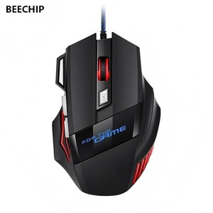 Hypervitesse USB Souris de jeu RGB Ergonomie rétro-éclairée 7D Esports Câblé pour Ordinateur portable PC