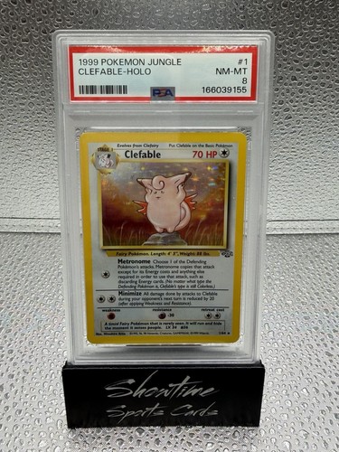 Clefable (Unlimited) graded PSA 8 for sale on eBay