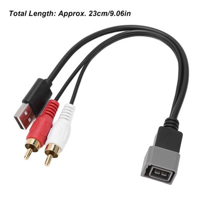 23 Cm / 9 06 Zoll 8-Pin Auto-Audio USB--Adapterkabel Für Cube Juke Ver