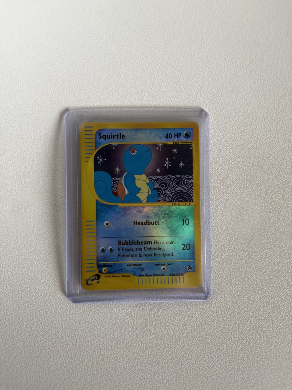 Squirtle 2002 Expedition #132/165 Reverse Holo Price Guide